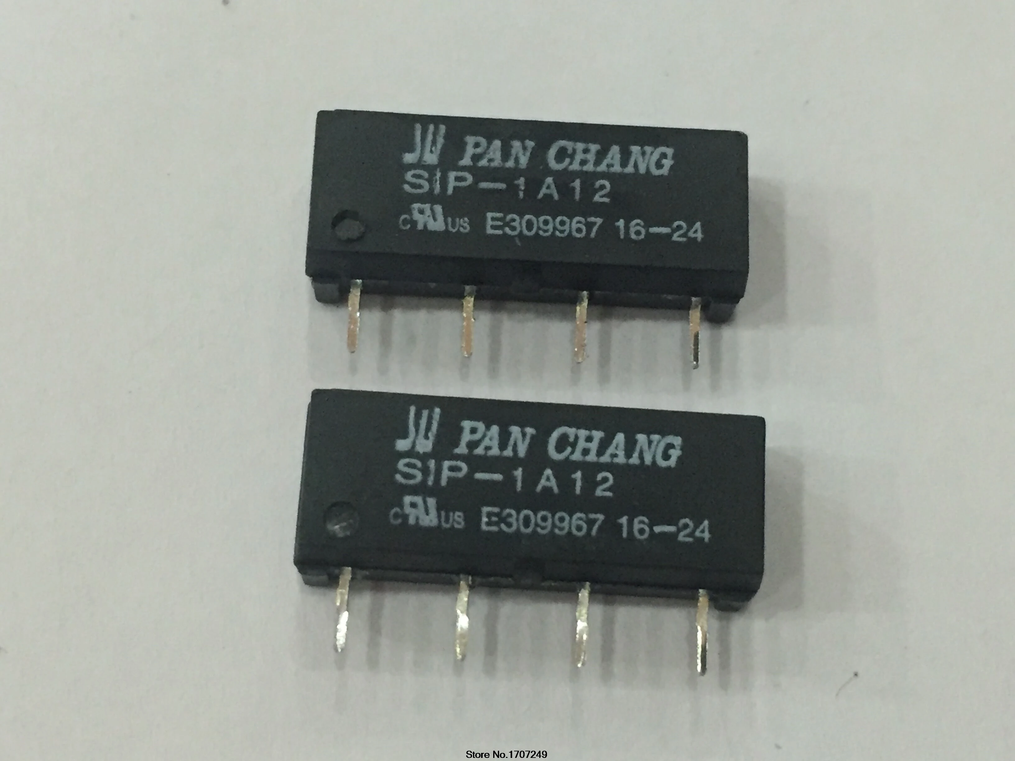 

100% New Original PAN CHANG Reed Relay 100PCS SIP-1A12 DC12V miniature 4 pin single in-line package normally open