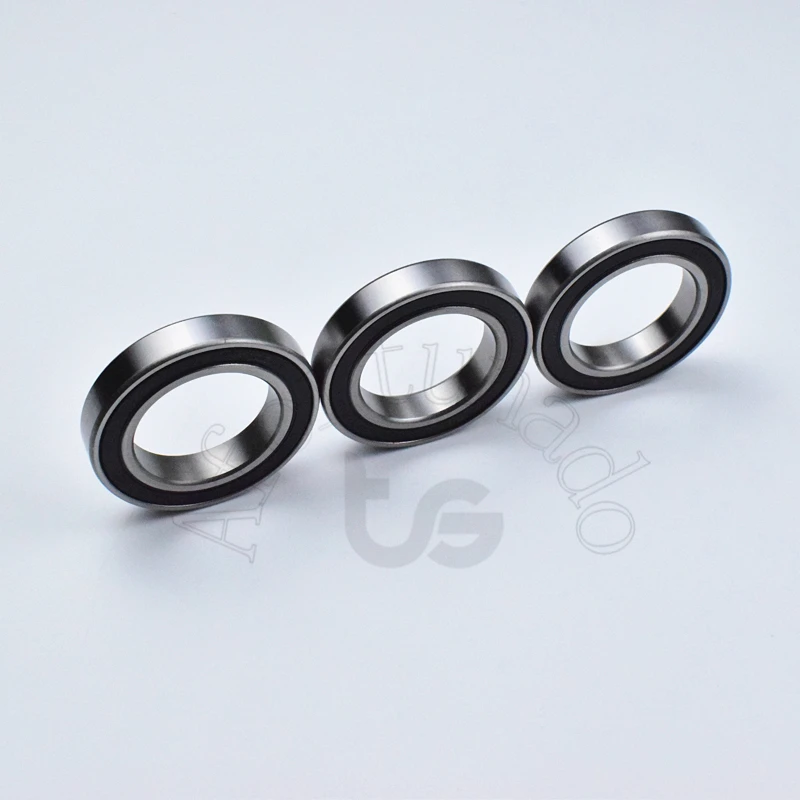 Bearing 1pcs 6907RS 35*55*10(mm) free shipping chrome steel Rubber Sealed High speed Mechanical equipment parts