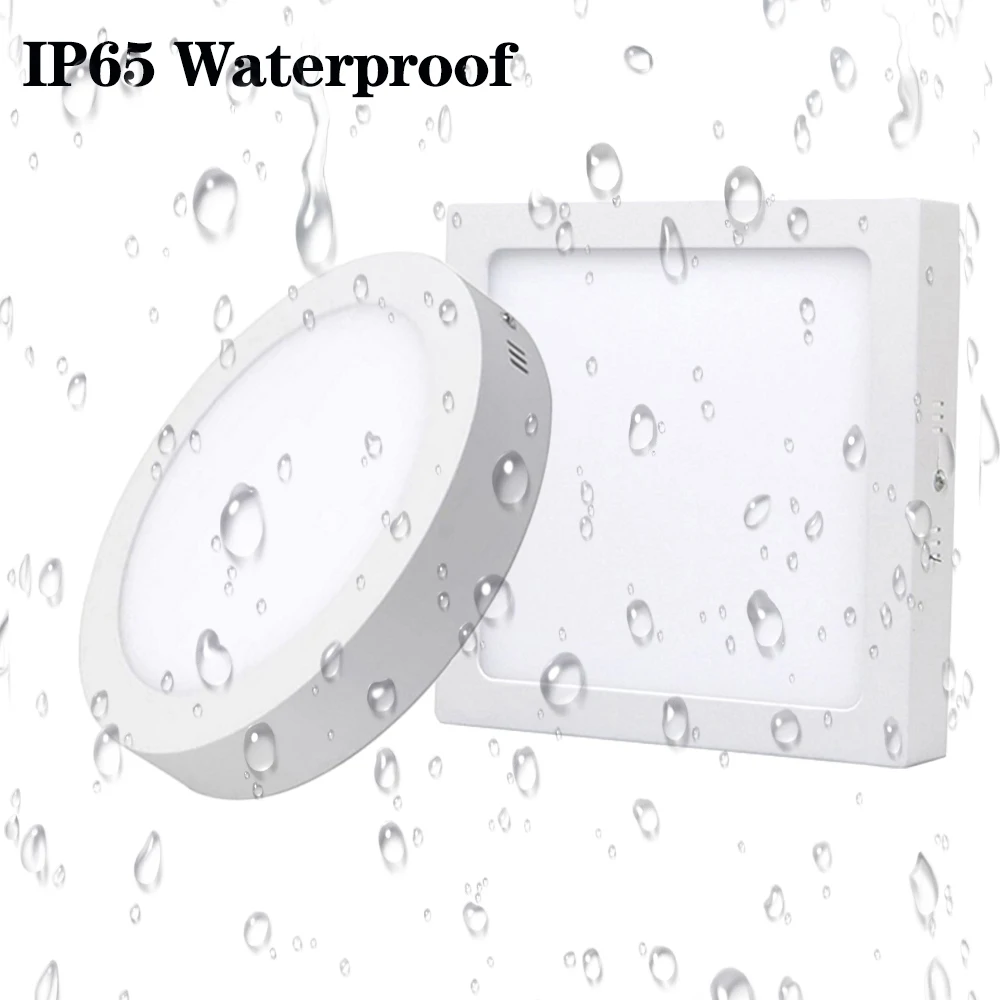 Ultra-thin Led Panel Ceiling Light AC85-265V Waterproof Surface LED Spotlight Lamp Corridor Home Aisle Hotel Bathroom Lighting image 2