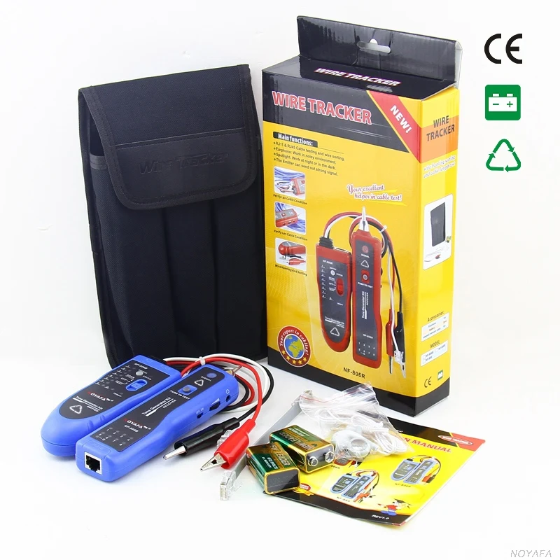 Dây Tracker Dây Tracer Cáp Tester UTP STP RJ45 RJ11 Cáp Kim Loại Truy Tìm LAN Cable Tester