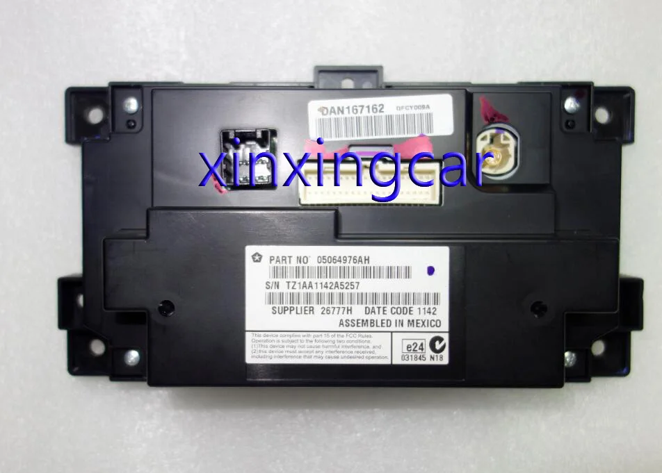05064976AH DAN167162 DAN167161 4.3 INCH DISPLAY FOR CD PLAYER RADIO WITH TOUCH SCREEN