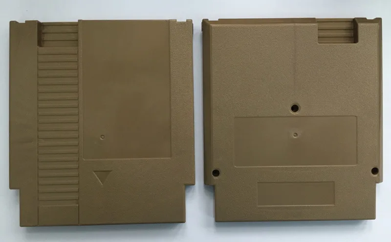 الذهبي اللون 72 الدبابيس لعبة خرطوشة استبدال البلاستيك قذيفة ل nes وحدة