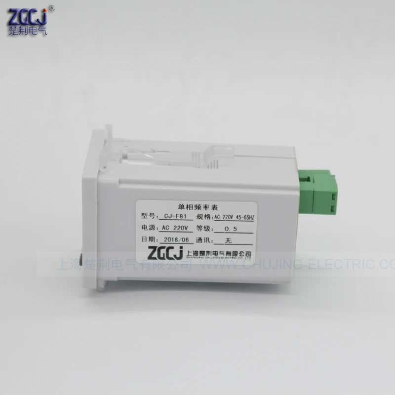 Singal phase 220VAC 45-65Hz digital frequency panel meter 48*48*80mm mini digital Hz meter