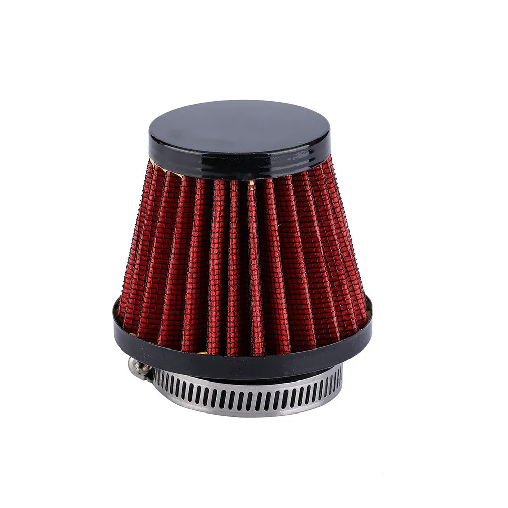 WINTUWAY Universal Small Air Filter Motorcycle High Flow Racing Cold Air Intake Filter Washable Mushroom Head 38mm B-XH-UN061