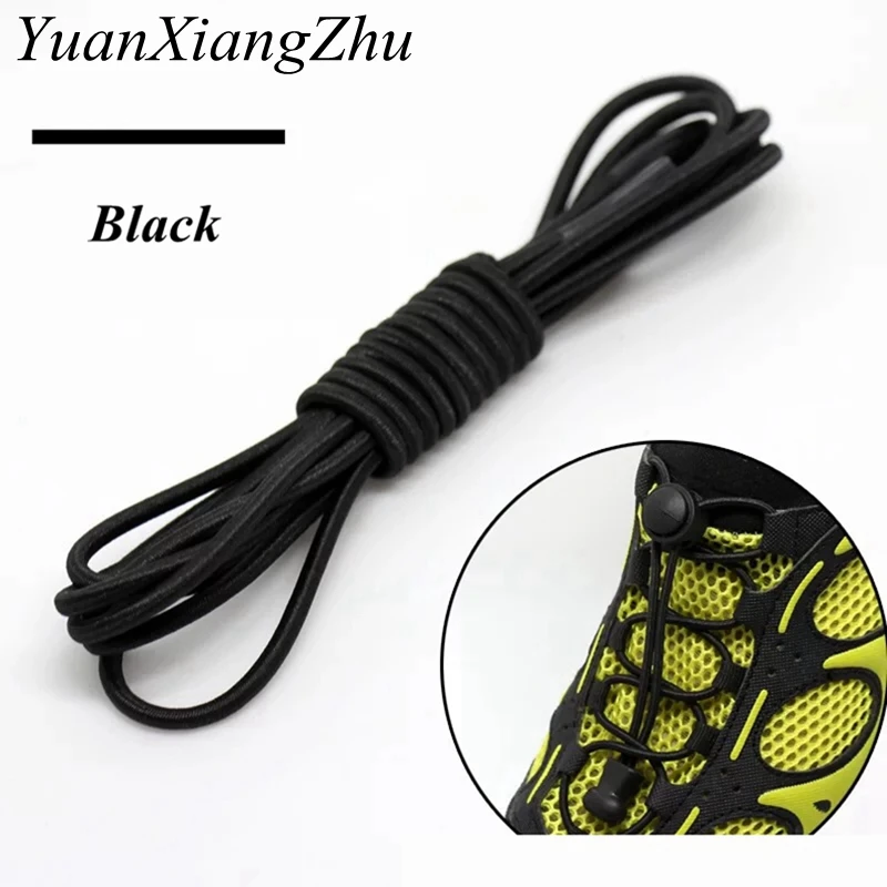 1Pair Lock laces No tie Shoe Laces Elastic Sneakers Shoelaces Shoestrings Running/Jogging/Triathlon Shoelaces Shoes