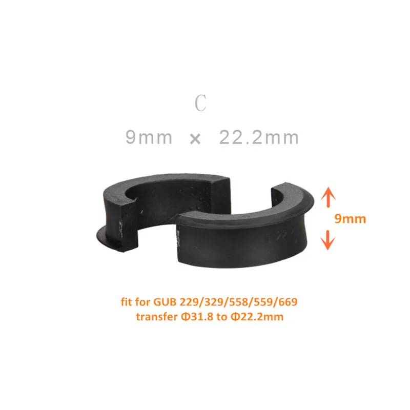 2 Pairs Bicycle Handlebar Extension Conversion Bike Mount Extender Holder Clamp Switch Spacer Conversion 31.8mm to 25.4  22.2mm