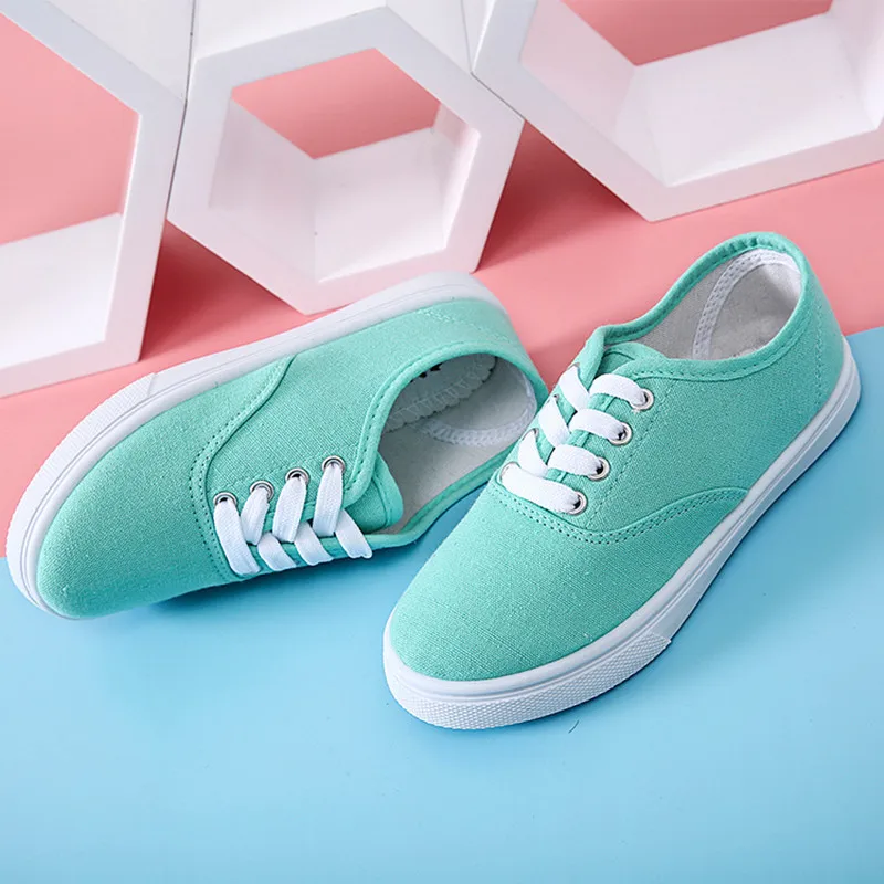 Spring Summer Kids Girls Shoes Sneakers Children Canvas Shoes for Boys And Girls Student School Girls Casual Shoes Sport 4-18T