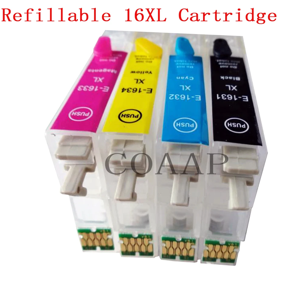 Refillable Empty ink cartridge T1631-T1634 16XL for Workforce 2530WF 2540WF 2010W 2510WF 2520NF inkjet Printer