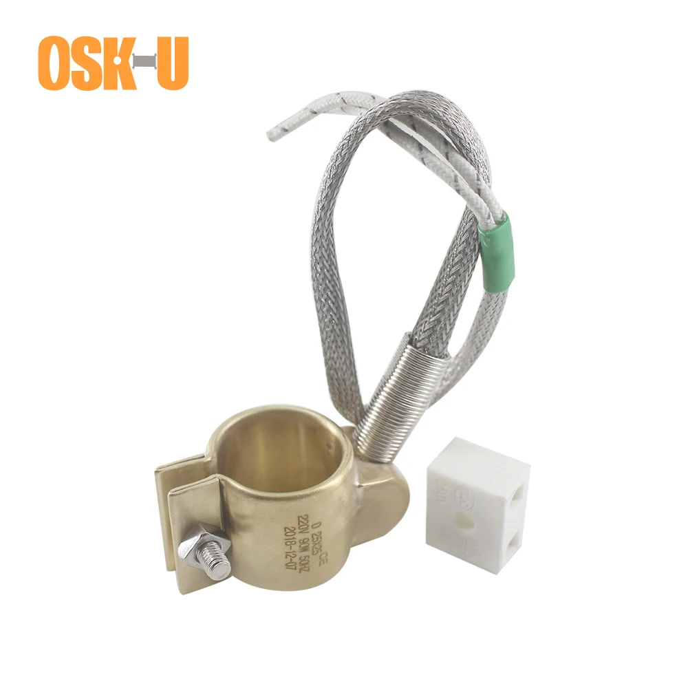 Brass Band Heater 25mm Inner Diameter 25x25/25x30/25x40mm Height Electric Heating Element for Injection Machinery