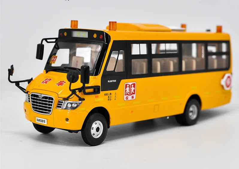 

Alloy Model Gift 1:32 Original King Long Higer KLQ6756X School Transit Bus Vehicle DieCast Toy Model Collection Decoration