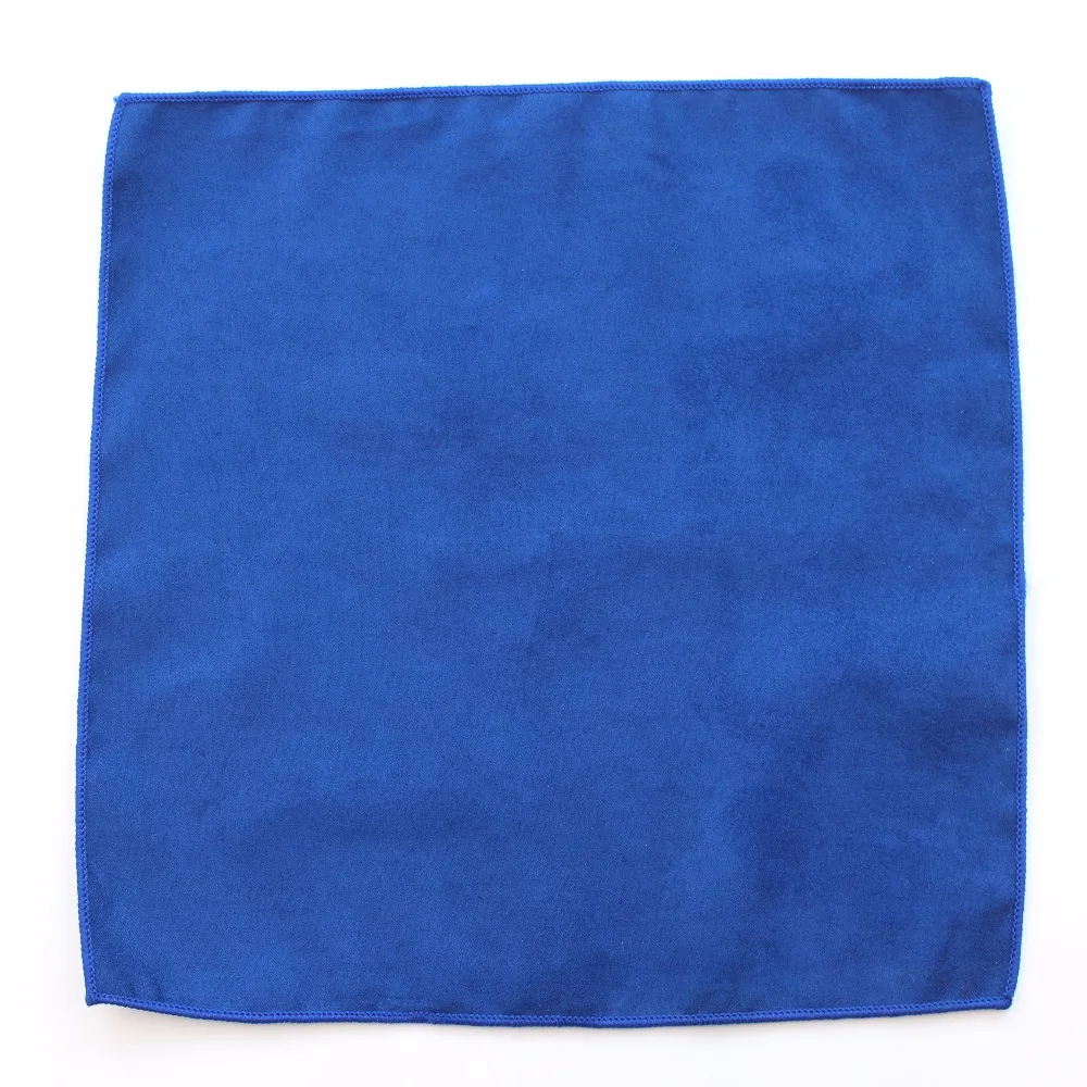 Two-Sided Solid Micro Suede Pocket Square for Men, Soft and Stylish