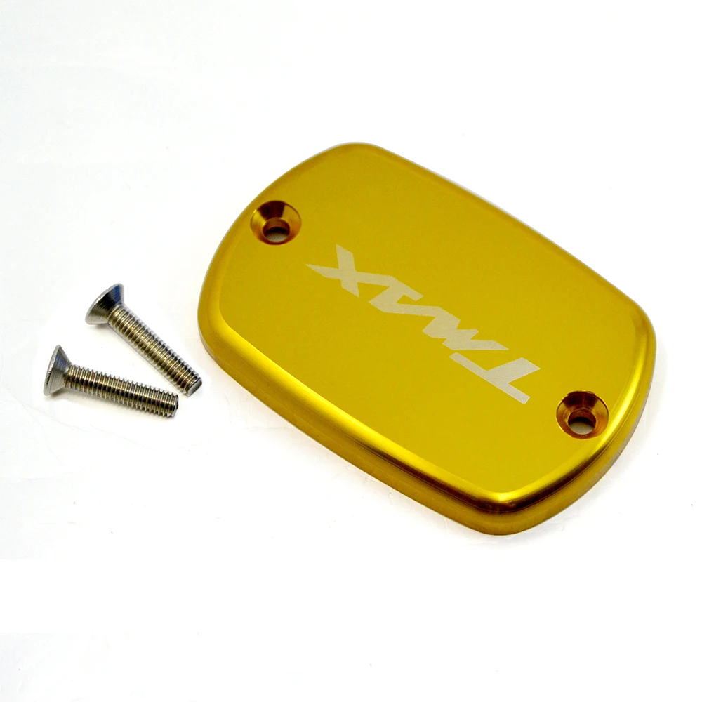 BJMOTO Motorbike Brake Fluid Tank Cap T max Motorcycle Fluid Oil Reservoir Cover For YAMAHA T-Max 500 TMax 530 Aluminum