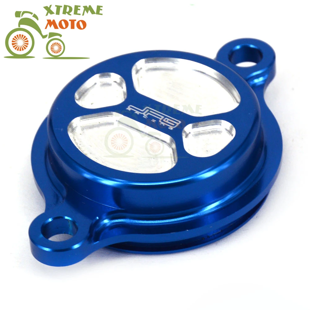 

CNC Billet Aluminum Blue Engine Oil Filter Cover Cap For Yamaha YZ250F 14-20 YZ450F 10-20 YZ250FX 15-20 WR250F 2015