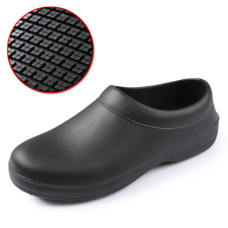 Chef Shoes Non-slip Waterproof Oil-proof Black Safety Kitchen Work Shoes Hotel Restaurant cook work shoes