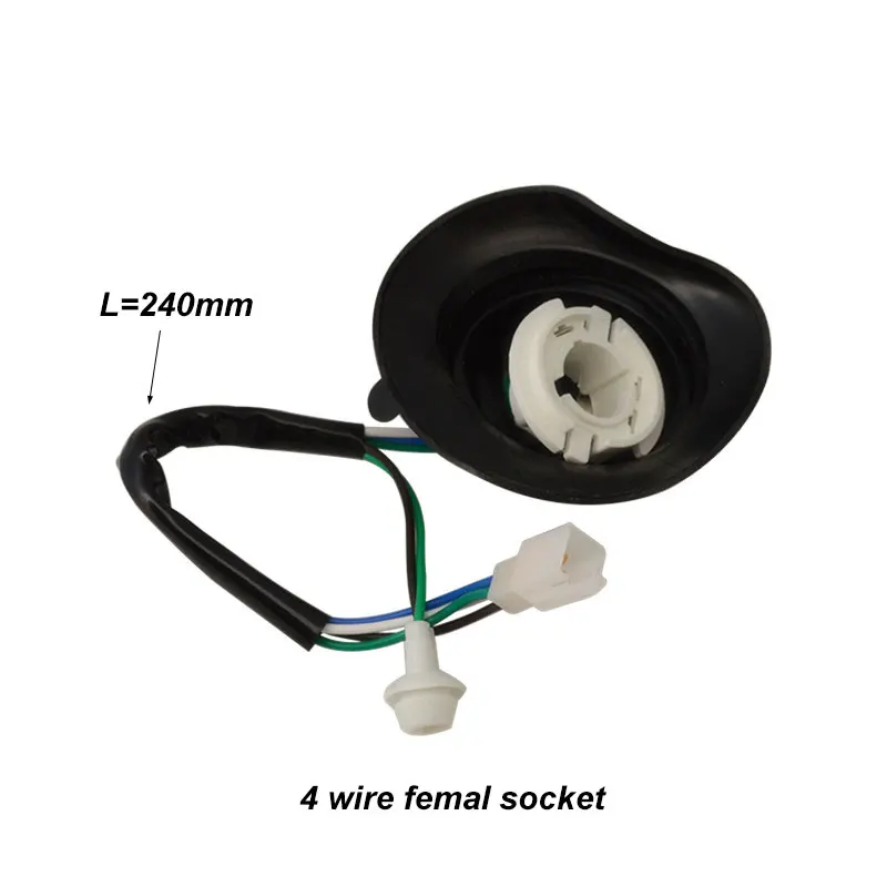 Universal Motorcycle Headlight Lamp Bulb Holder For GY6 Series Honda WH100 WH125 Scooter Dirt Bike TaoTao