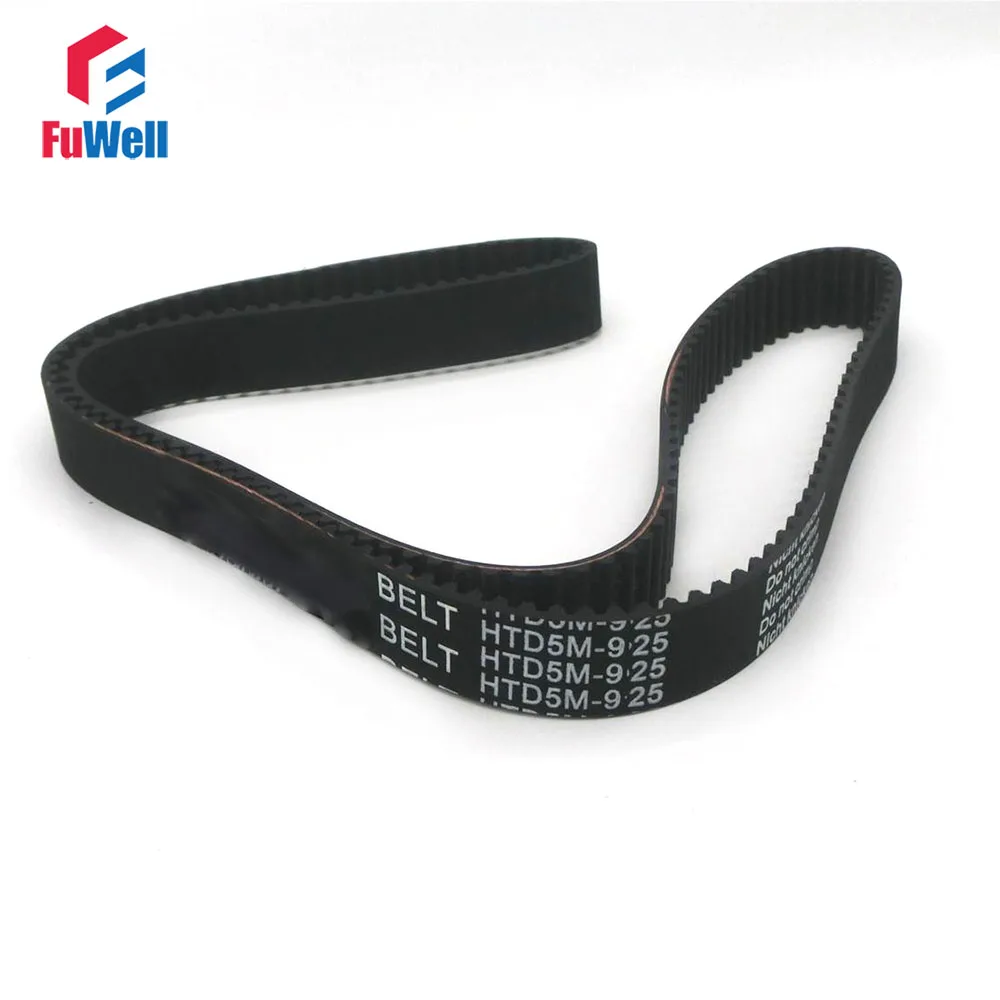 HTD5M Timing Belt 925/950/960/1000/1050/1080/1100/1125/1145/1175-5M 15/20/25mm Belt Width Toothed Belt Rubber Timing Pulley Belt