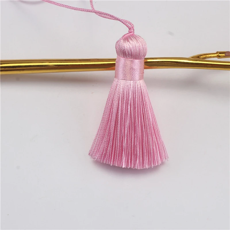 5 Stück/Set 5cm Quasten Hängende Seidenquasten Fransen zum Nähen Zierquasten Schlüsselanhänger DIY Dekorative Vorhang-Accessoires – Detail 10