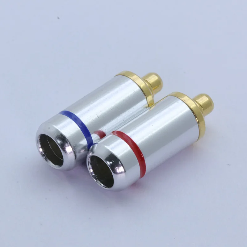 10pcs/lot MMCX Male Plug Earphone Pin Plug Wire Connector for Shure ED5 SE535 Gold Plated MMCX Enthusiasts Jack Wholesales