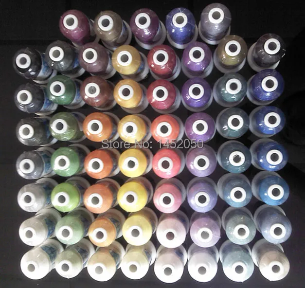 Simthread Polyester Embroidery Thread 20 Cones in ONLY One Color from 63 Brother Colors Free Shipping