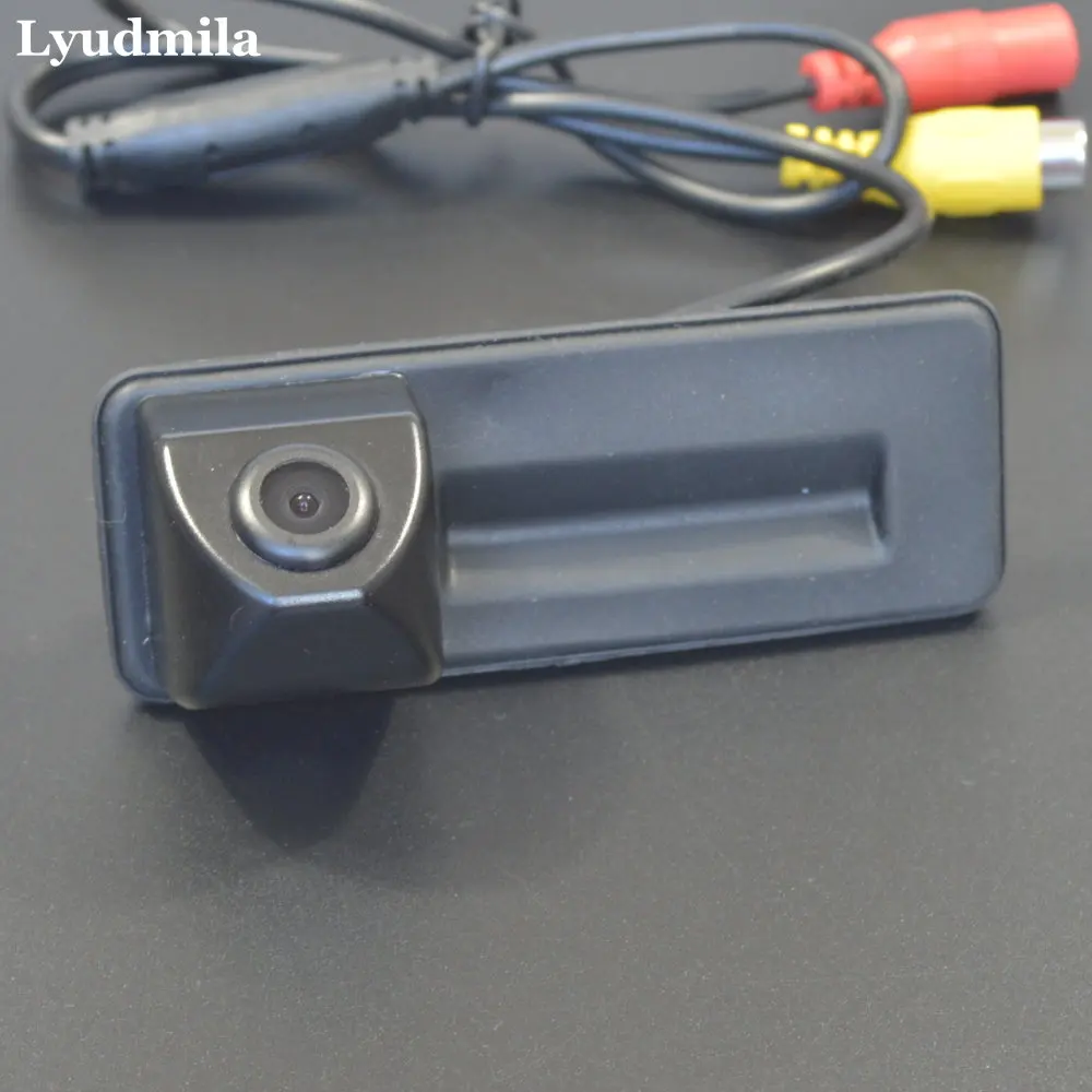 Auto Trunk Handle For SKODA Octavia MK2 2010 2012 2013 Car Rear View Camera Reverse Backup Parking Camera HD CCD Night Vision