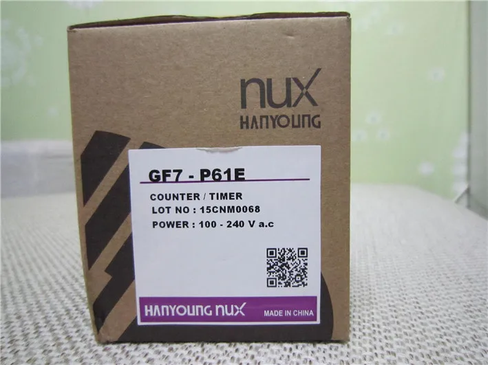 

New Original Hanyoung NUX counter GF4-P41N GF4-T40N GF7-P61E GF7-P62E GF7-P41E timer