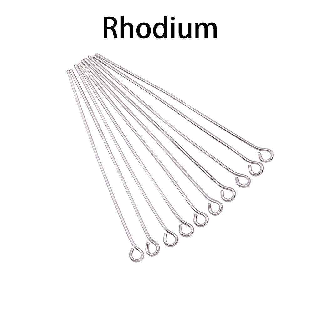 100/200 teile/los 3 Stile 16-60mm Auge Pins Kugel Kopf Pins Für Ohrring Armband Anhänger Für schmuck Machen DIY Liefert – Detail 10
