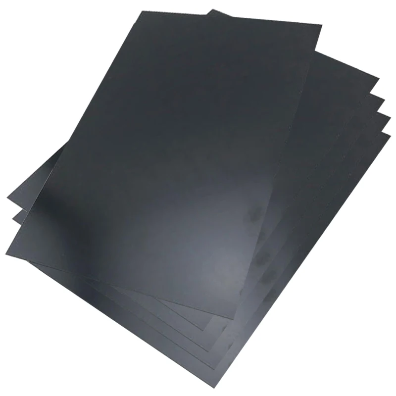 1Pc Black Durable ABS Styrene Plastic Flat Sheet Plate 1mm x 200mm x 300mm