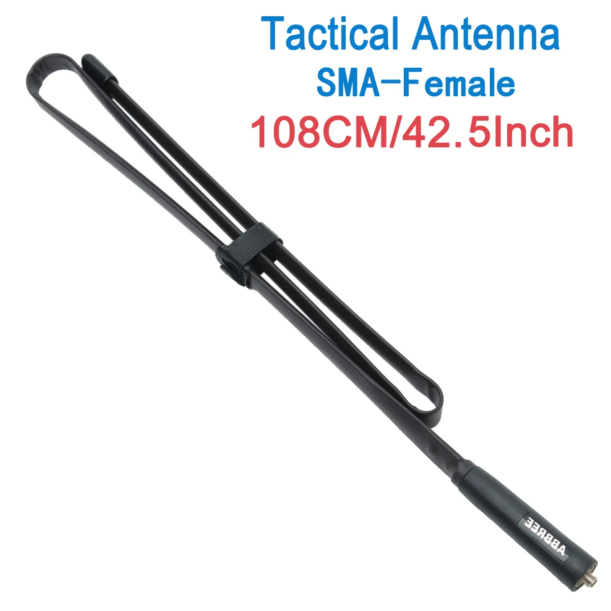 Baofeng sma-feminino vhf uhf dupla banda 144/430mhz dobrável antena tática para walkie talkie baofeng UV-5R UV-82 kenwood TK-3207