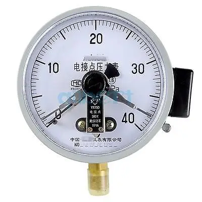 

YX-150 150mm 0.25-60 Mpa Dial 5.9 inch Electric Contact Pressure Gauge Radial Mount Pneumatic