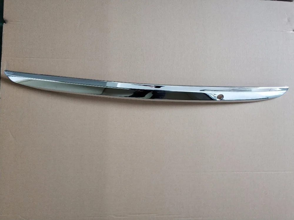 Misura per COROLLA 2011 E140 Chrome copertura del bagagliaio posteriore Trim Tail Gate maniglia della porta del carico guarnire modanatura Styling