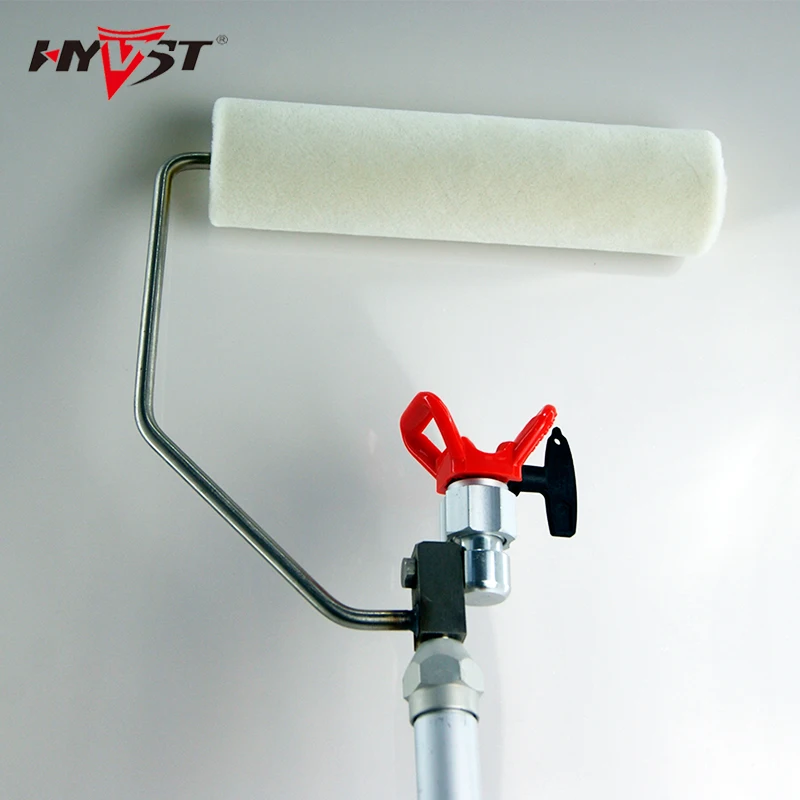 9 inch Lint Free White Fleece roller brush Short Plush 4mm Paint roller head Suitable for airless paint roller and Plain roller
