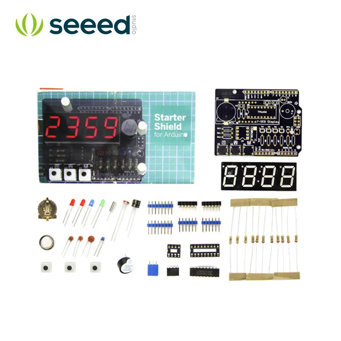 Starter Shield Digital Display Clock Module Expansion Board Electronic DIY Programming Welding Kit  winder