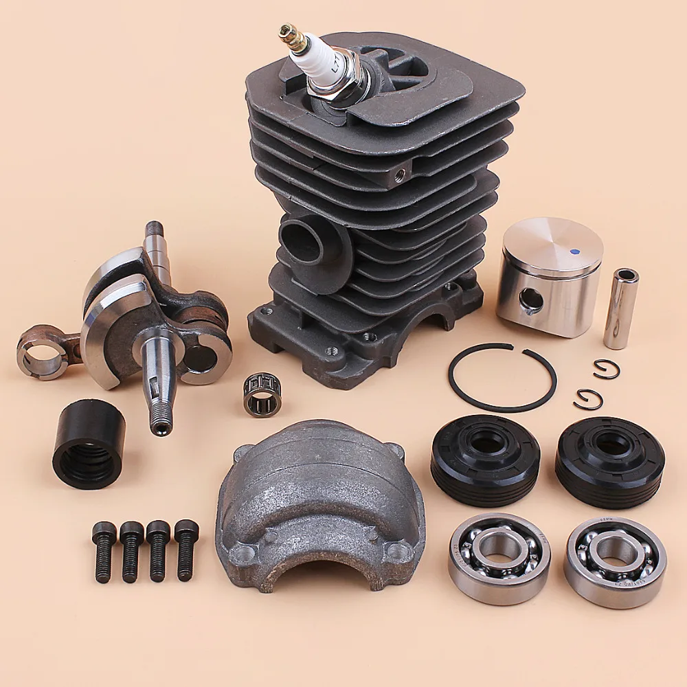 40 مللي متر مكبس اسطوانة العمود المرفقي كرنك تحمل النفط مجموعة محرك الختم ل HUSQVARNA 136 137 141 142 الغاز بالمنشار قطع الغيار 530069941