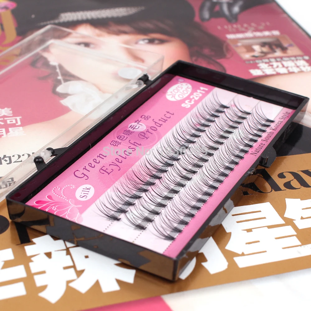 10D Silk Eye Lashes Natural Soft 0.07mm C Curl Easy Fan False Eyelashes Extension Grafting Premade Volume Eyelash