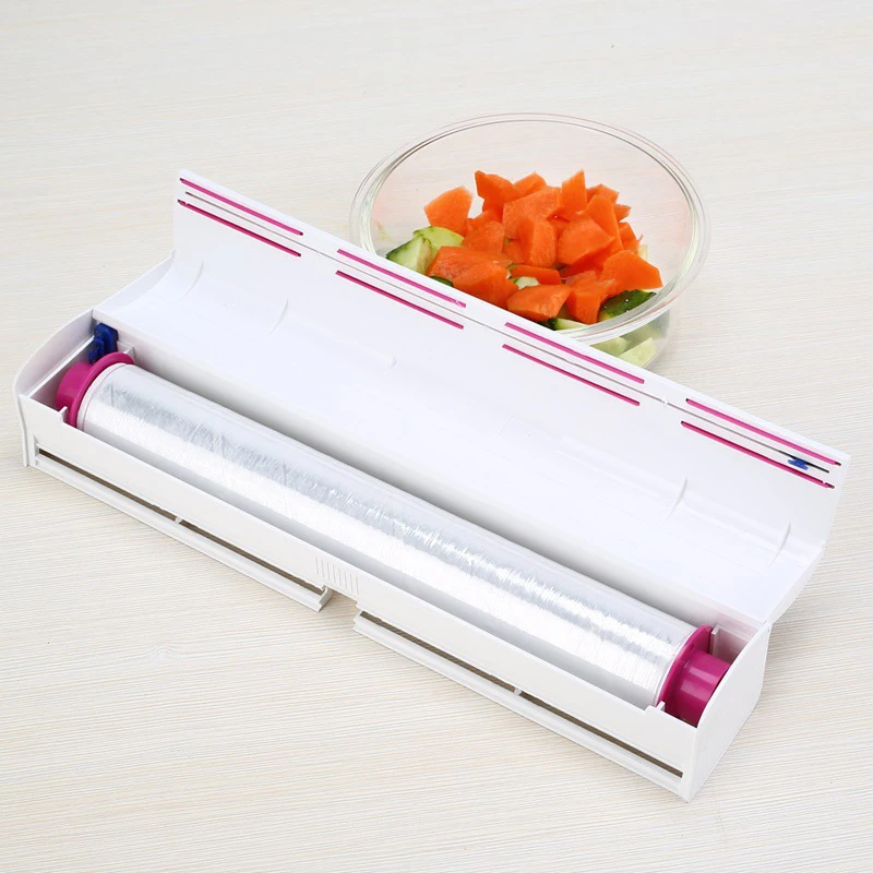 Cling Film Box, Fresh-Keeping Cutting Box, Plastic Knifing Box, Thin Paper Container, Preservative Film of Incising Gaine