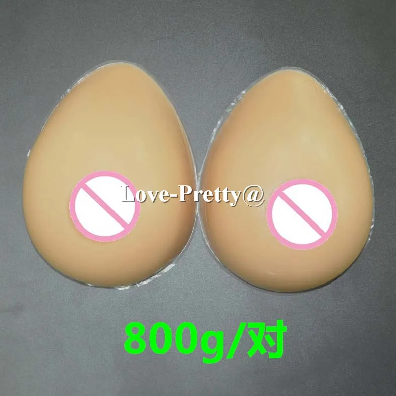 800 g 36c cup breast forms drag queen boobs silicone-artificial-breast tear drops