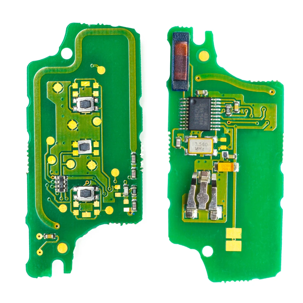 Keyecu 0536 Modello di Chiave A Distanza 3 Button 433MHz ID46 Chiave Dell\'automobile per Citroen C2 C3 2005 2006 2007 2008 2009 2010 2011-VA2/HU83