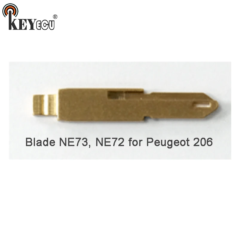 

KEYECU 10x KEYDIY Universal Remotes Flip Key Blade NE73, NE72 for Peugeot 206