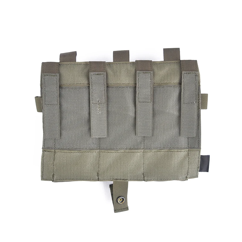 TW-M039 Delustering TwinFalcons Tactical Detachable Flap Triple M4 Mag Pouches Panel for Tactical Vest