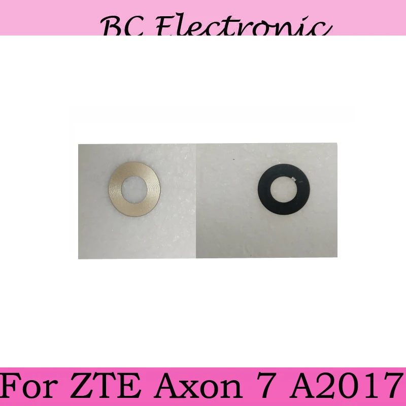 

gray Gold For ZTE Axon 7 Axon7 A2017 A 2017 Rear Back Big Camera Glass Lens Cover with Adhesive Sticker Replacement Repair