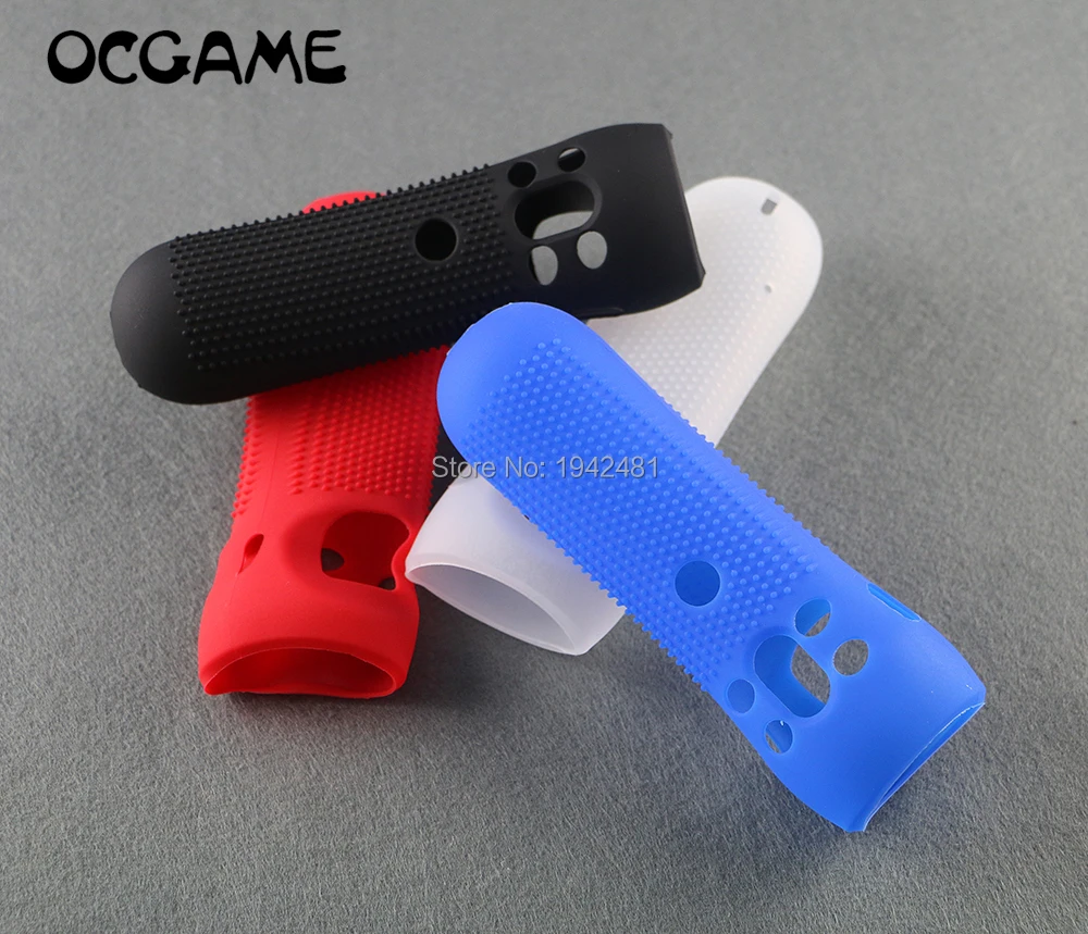 60pcs/lot Protective Cover Right Non-slip Silicone Case Skin For PS3 Move motion Controller Right Hand OCGAME