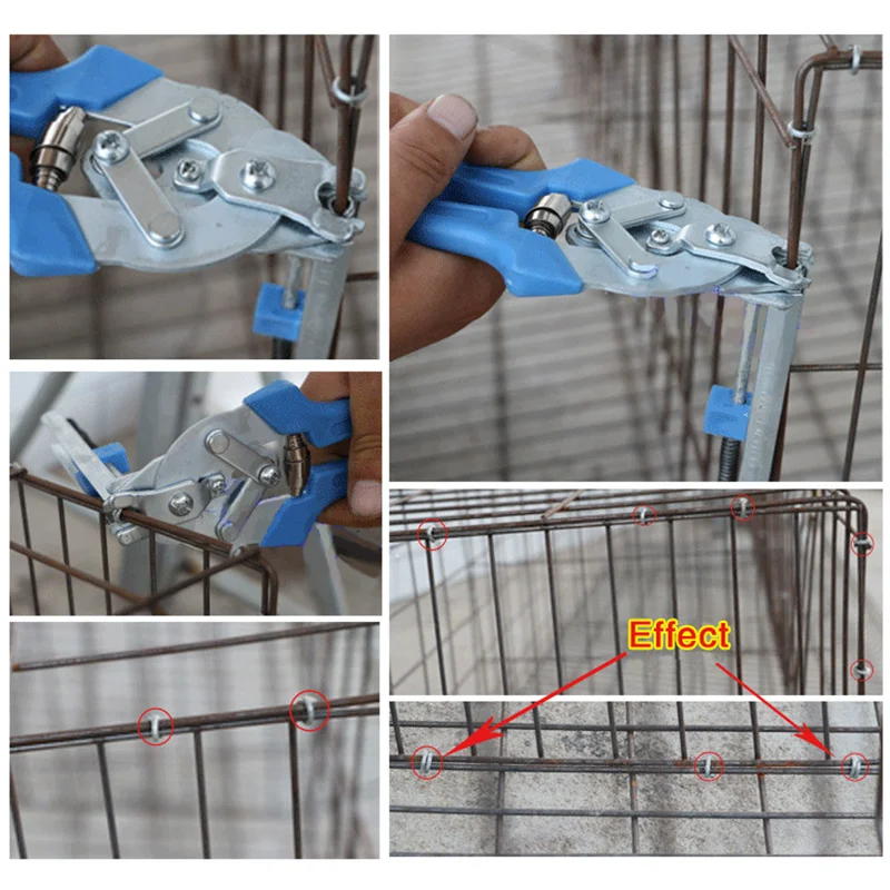 Animal Wire Cage Clamp Pet Cages Pliers Chicken Quail Birdcage Installation Cat Dog Animal Clamp Tools Rabbit Cage Installation image 2