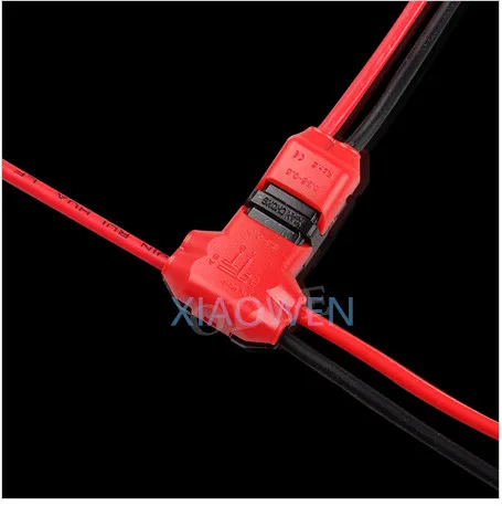 5PCS 2 Pin DC/AC 300v 10A 18-24Awg 2 Way Easy Fit no Welding No Screws Quick Connector Cable Clamp Terminal Block  for Led Strip