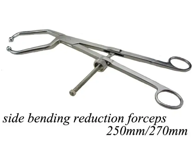 

medical orthopedic instrument side bending reduction forceps 250mm/270mm Pelvic reconstruction curved head Point Reset system