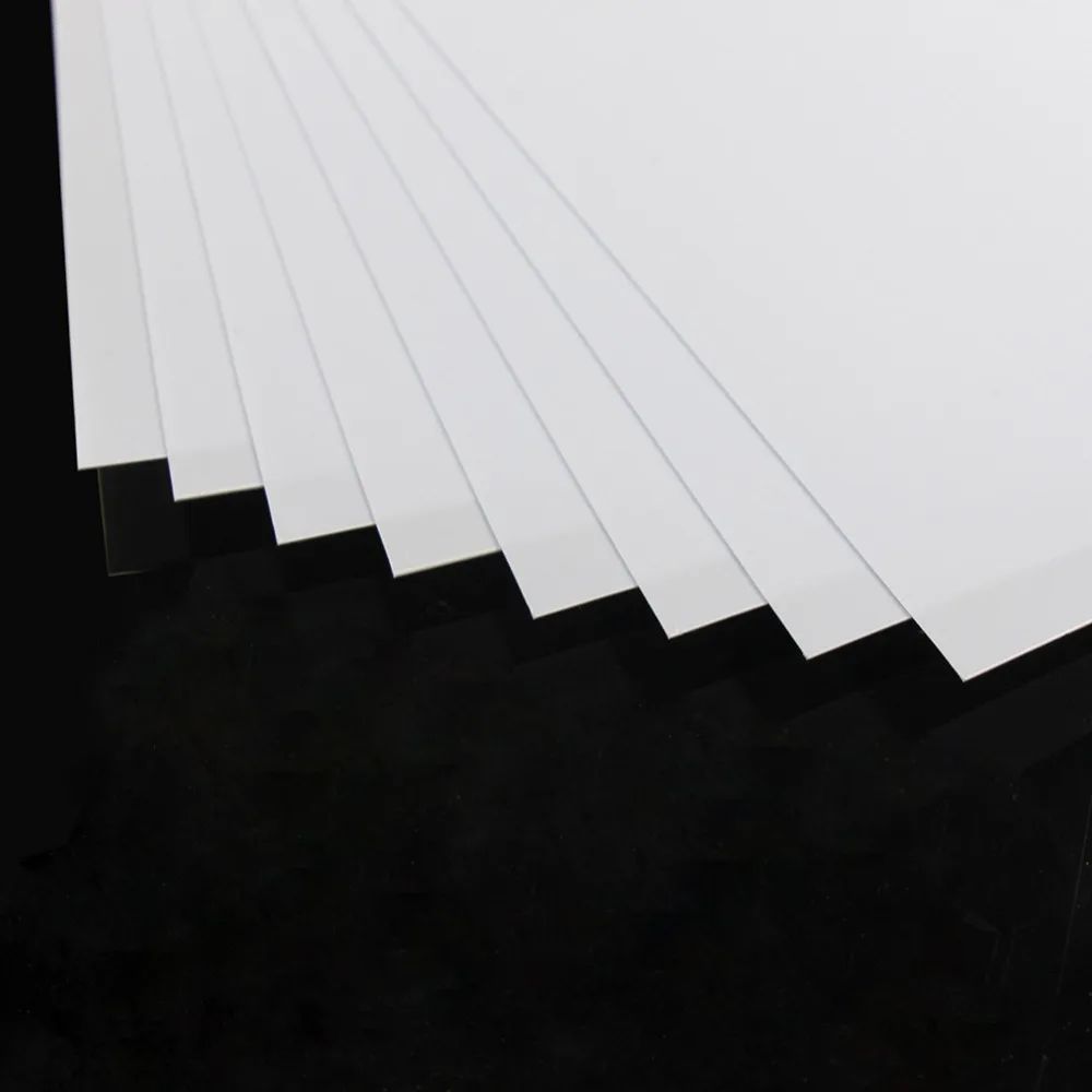 ABS0905 8pcs 0.5mm Thickness 200mm x 250mm ABS Styrene Sheets White NEW Architectural