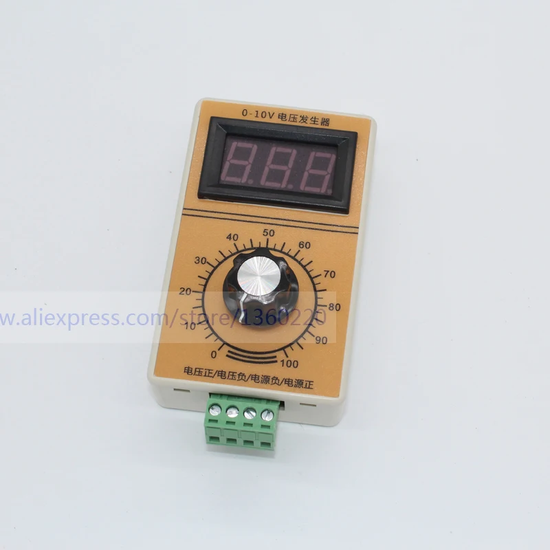 Generatore di segnale di tensione 0-10 V Alimentatore 15-28 V CC Display digitale Generatore di segnale Dispositivo di uscita del segnale 0-10 V CC