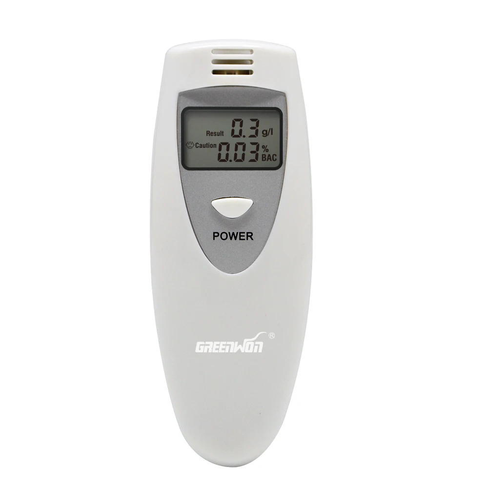 

Manufactory Brand New Mini LCD Digital Breath Accuracy Breathalyzer Alcohol Tester Analyser g/L Auto power off greenwon