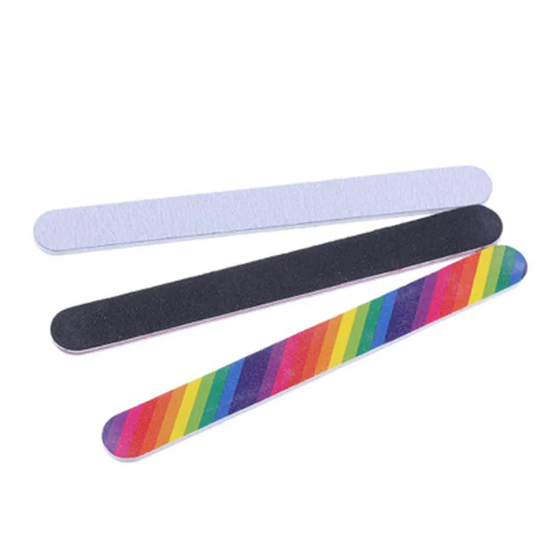 Nieuwe 6 stks/set Nagelvijlen Borstel Duurzaam Buffing Grit Zand Fing DIY Nail Art Tool Accessoires Schuren Bestand UV Gel Polish gereedschap