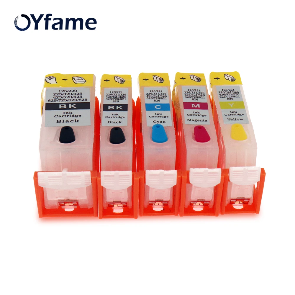 OYfame PGI520 CLI521 Ink Cartridge With ARC Chip For Canon IP3600 IP4600 MP540 MP550 MP560 MP620MP640 Printer For 520 Cartridge