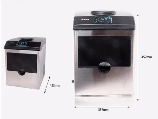 Commercial/ Household Electric Ice Making Machine 25KG Countertop Automatic Bullet Ice Maker